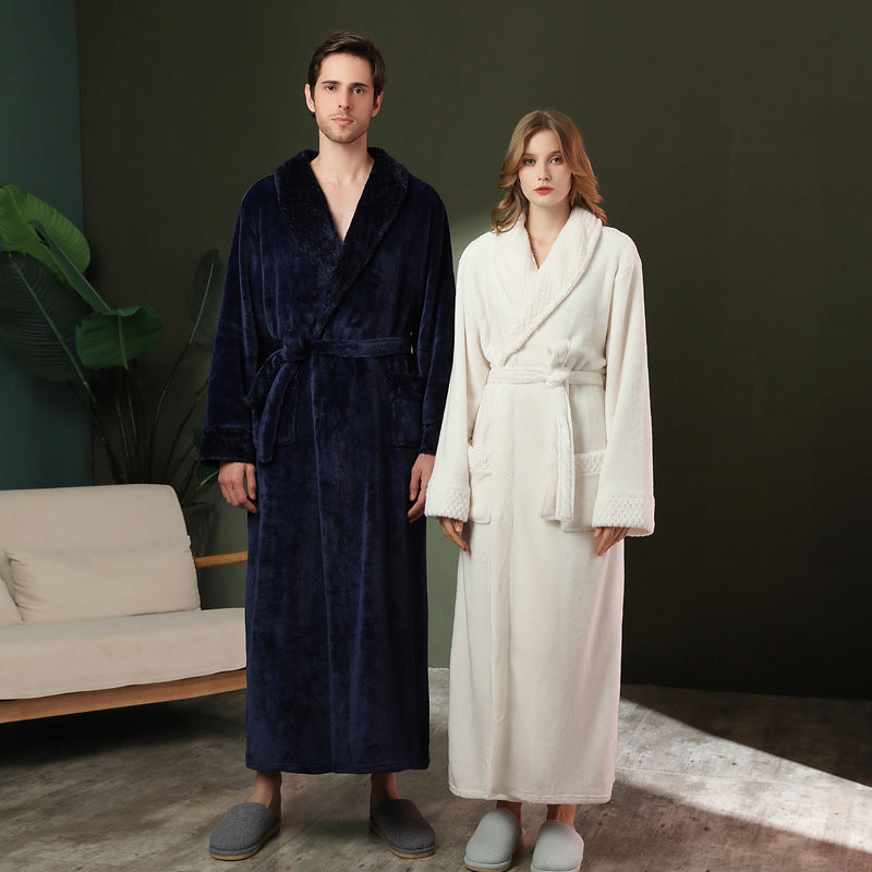 AutumnWinter Robe Extra-thick And Extra-long