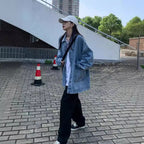 Students' Retro All-Match Jacket Trendy Style For Spring And Autumn