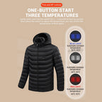 21 Areas USB Heated Jacket – Winter Smart Electric Heating Coat for Men & Women