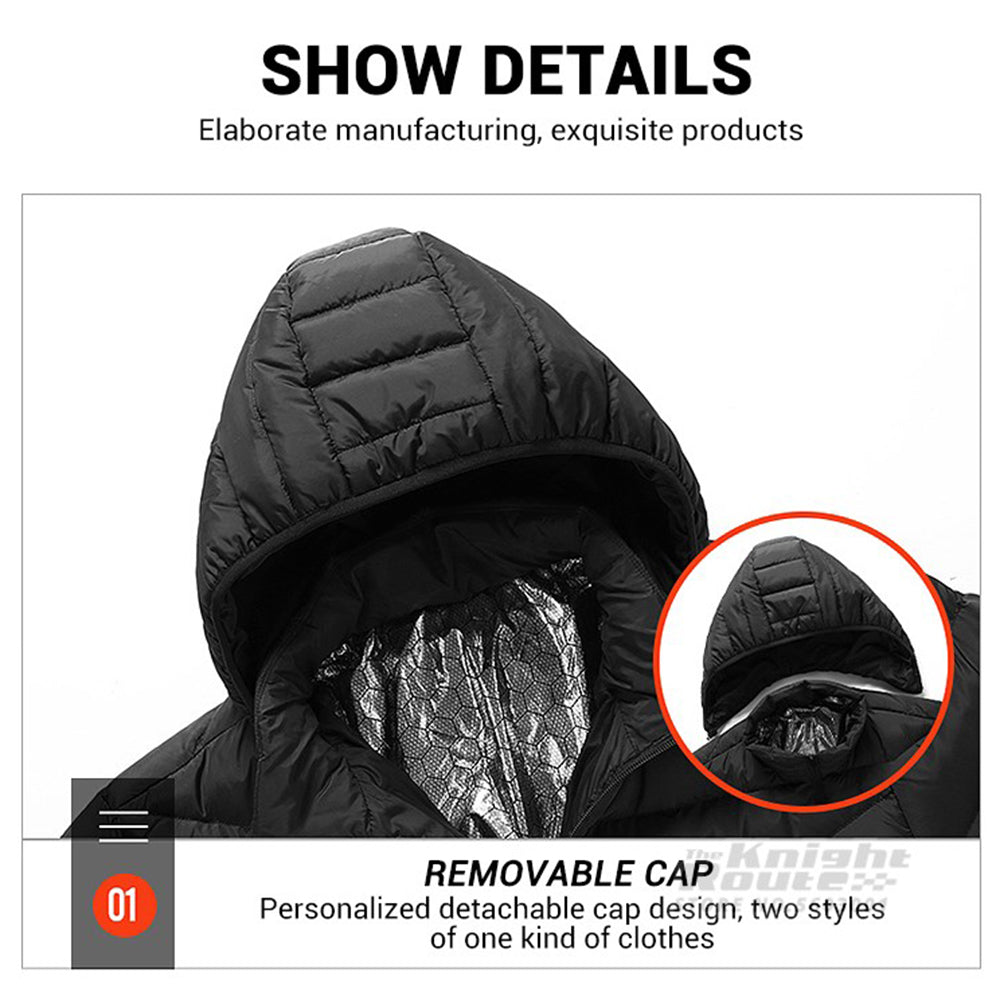 21 Areas USB Heated Jacket – Winter Smart Electric Heating Coat for Men & Women