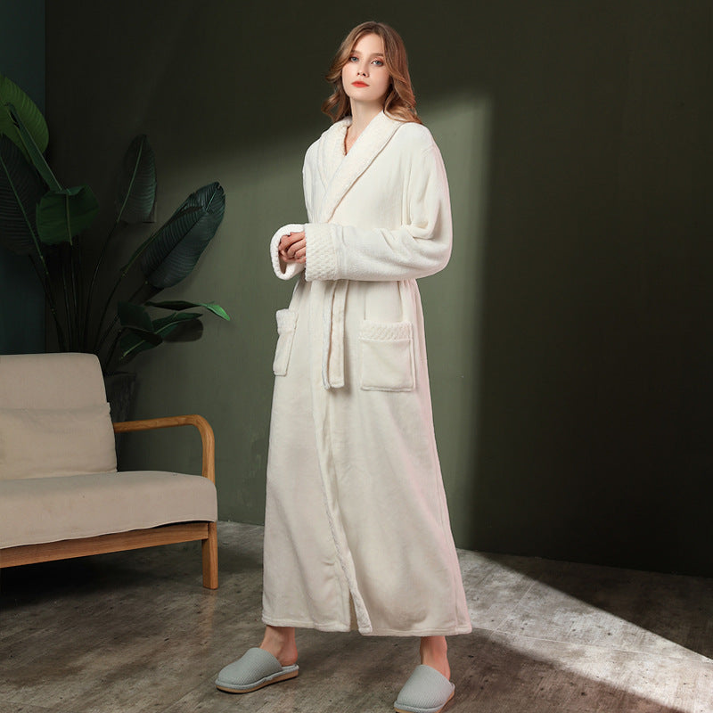 AutumnWinter Robe Extra-thick And Extra-long
