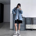 Students' Retro All-Match Jacket Trendy Style For Spring And Autumn
