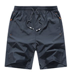Men's Quick-Dry Athletic Performance Shorts – Lightweight Gym & Training Shorts with Zipper Pockets
