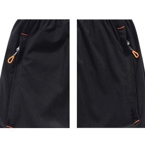 Men's Quick-Dry Athletic Performance Shorts – Lightweight Gym & Training Shorts with Zipper Pockets