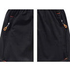 Men's Quick-Dry Athletic Performance Shorts – Lightweight Gym & Training Shorts with Zipper Pockets