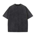 230g Heavyweight Pure Cotton Oversized T-Shirt | Vintage Acid Wash Streetwear
