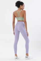 Premium High-Waist Seamless Yoga Set – Breathable Sports Bra & Leggings