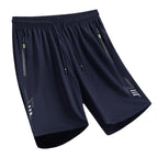 Men's Quick-Dry Athletic Performance Shorts – Lightweight Gym & Training Shorts with Zipper Pockets