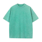 230g Heavyweight Pure Cotton Oversized T-Shirt | Vintage Acid Wash Streetwear