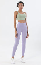 Premium High-Waist Seamless Yoga Set – Breathable Sports Bra & Leggings