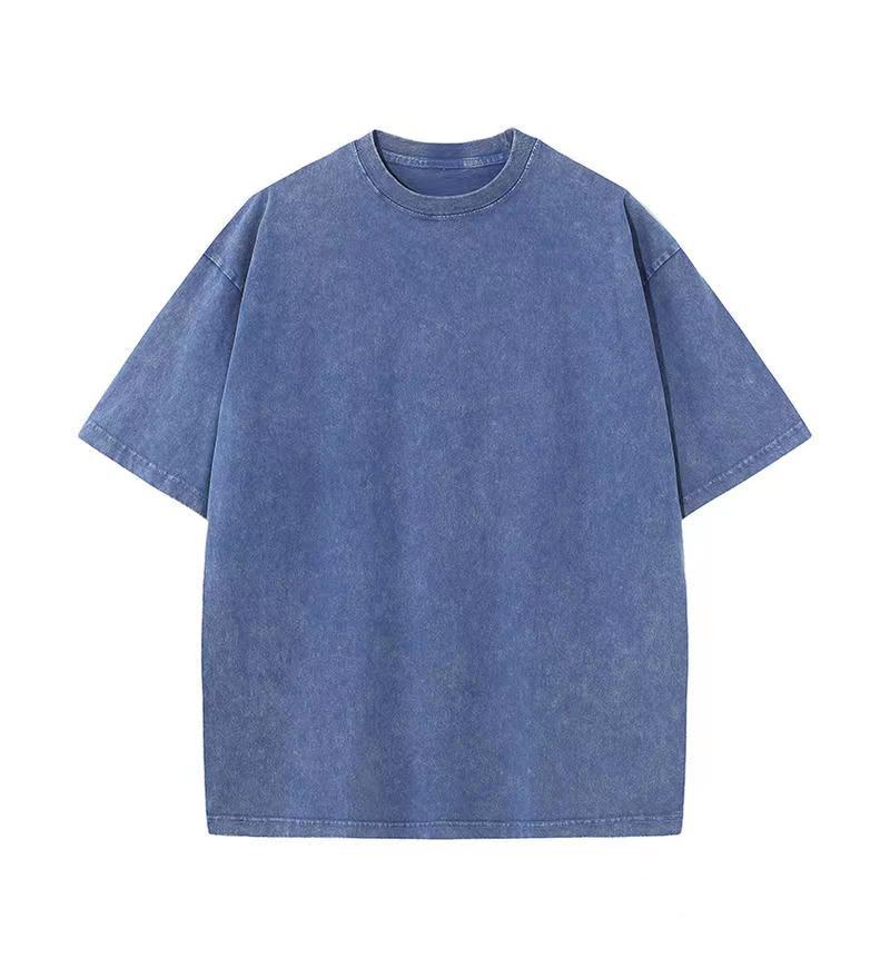 230g Heavyweight Pure Cotton Oversized T-Shirt | Vintage Acid Wash Streetwear
