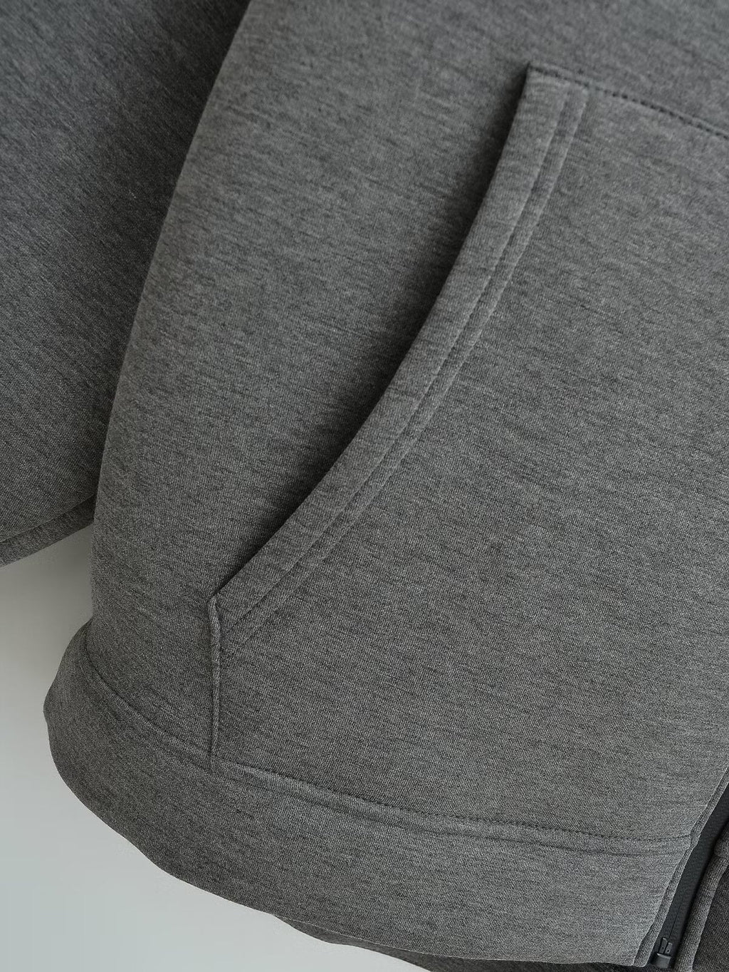 Women's Oversized Scuba Knit Zip-Up Hoodie | Premium Drop Shoulder Fleece Sweatshirt