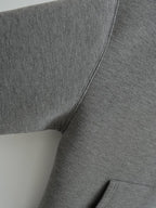 Women's Oversized Scuba Knit Zip-Up Hoodie | Premium Drop Shoulder Fleece Sweatshirt