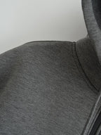 Women's Oversized Scuba Knit Zip-Up Hoodie | Premium Drop Shoulder Fleece Sweatshirt