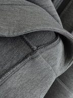 Women's Oversized Scuba Knit Zip-Up Hoodie | Premium Drop Shoulder Fleece Sweatshirt