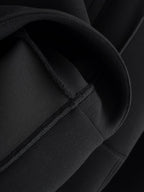 Women's Oversized Scuba Knit Zip-Up Hoodie | Premium Drop Shoulder Fleece Sweatshirt
