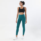 Premium High-Waist Seamless Yoga Set – Breathable Sports Bra & Leggings
