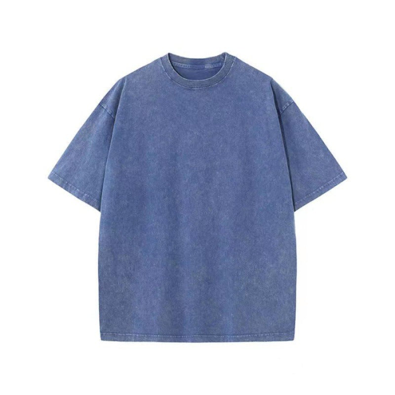 230g Heavyweight Pure Cotton Oversized T-Shirt | Vintage Acid Wash Streetwear