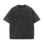 230g Heavyweight Pure Cotton Oversized T-Shirt | Vintage Acid Wash Streetwear