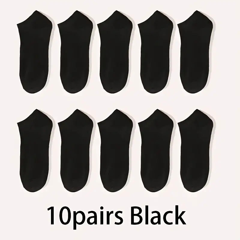 Unisex Low-Cut Ankle Socks | Breathable Cotton Blend Athletic Comfort | Multi-Color Daily Essentials