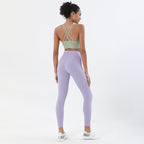 Premium High-Waist Seamless Yoga Set – Breathable Sports Bra & Leggings