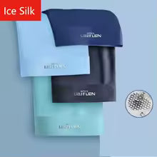 Premium Men’s Ice Silk Seamless Antibacterial Underwear (Pack of 4/5)
