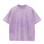 230g Heavyweight Pure Cotton Oversized T-Shirt | Vintage Acid Wash Streetwear