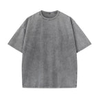 230g Heavyweight Pure Cotton Oversized T-Shirt | Vintage Acid Wash Streetwear