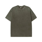 230g Heavyweight Pure Cotton Oversized T-Shirt | Vintage Acid Wash Streetwear