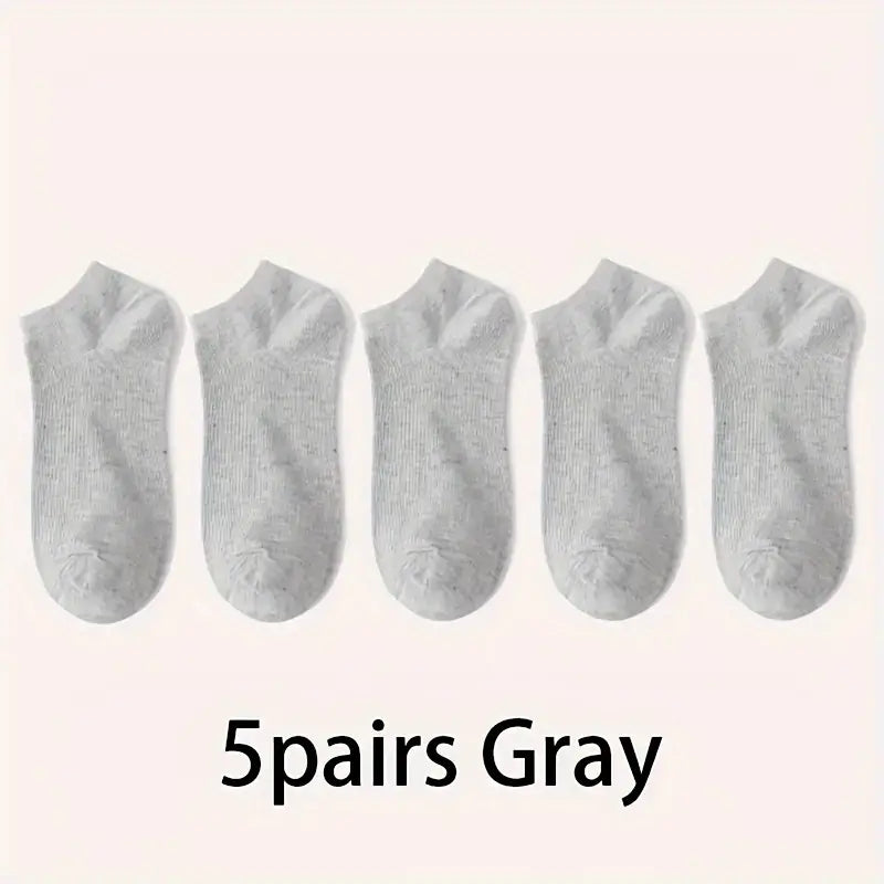 Unisex Low-Cut Ankle Socks | Breathable Cotton Blend Athletic Comfort | Multi-Color Daily Essentials