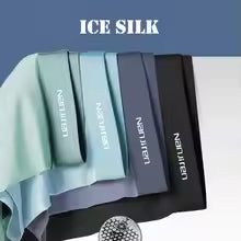 Premium Men’s Ice Silk Seamless Antibacterial Underwear (Pack of 4/5)
