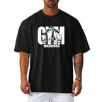 Fitness Muscle Men's Gym Mesh Breathable Short Sleeve
