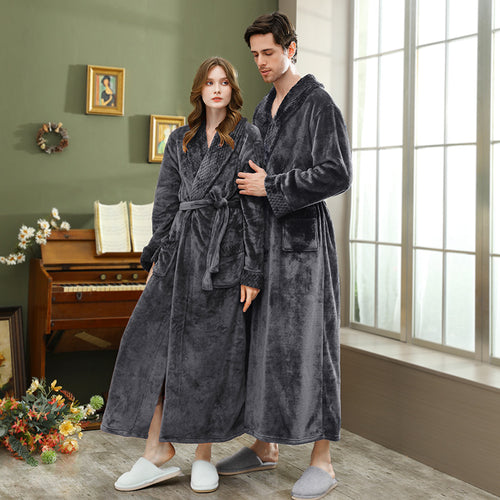 AutumnWinter Robe Extra-thick And Extra-long